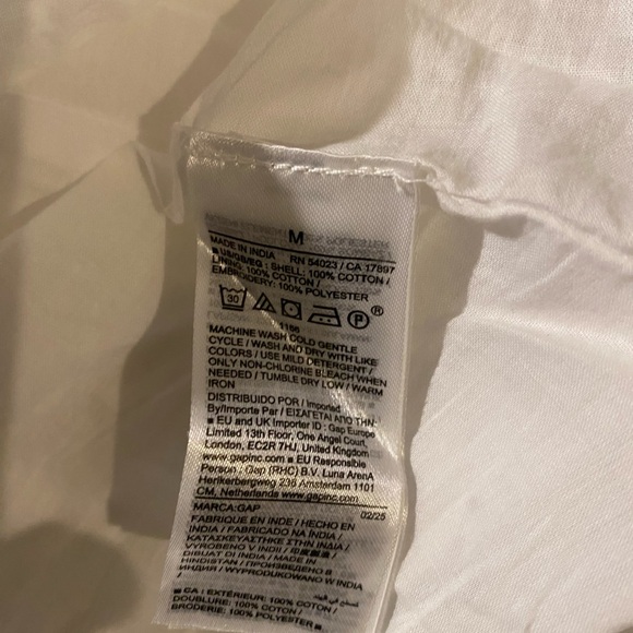 Gap X Doen Eyelet Midi Dress Size M NWT - Picture 10 of 10